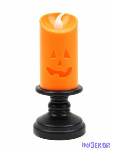 LED Halloween talpas gyertya 12cm