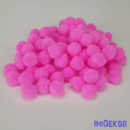 Zsenília pompon 1,5 cm 100db/cs - Magenta