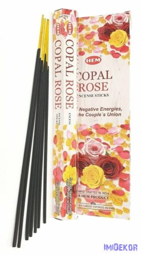 HEM Kopál Rózsa / Copal Rose füstölő hexa indiai 20 db