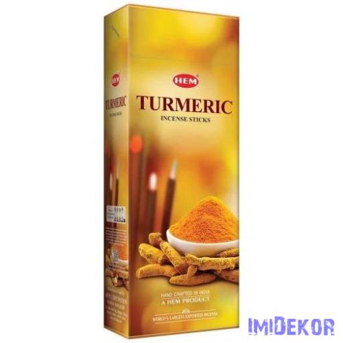 HEM Kurkuma / Turmeric füstölő hexa indiai 20 db