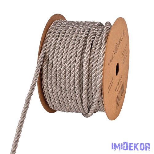 Dekor zsinór 3mm x 10m - Metál Ezüst