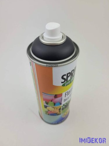 Virágfesték SPRING 400 ml dekorációs fújós festék spray - Black / Fekete